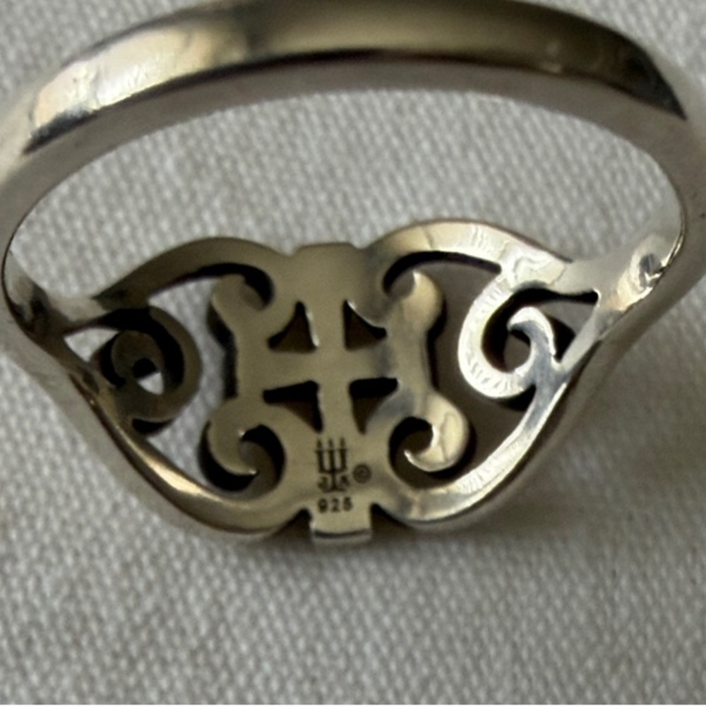 James Avery Scroll Cross Ring - Picture 3 of 5